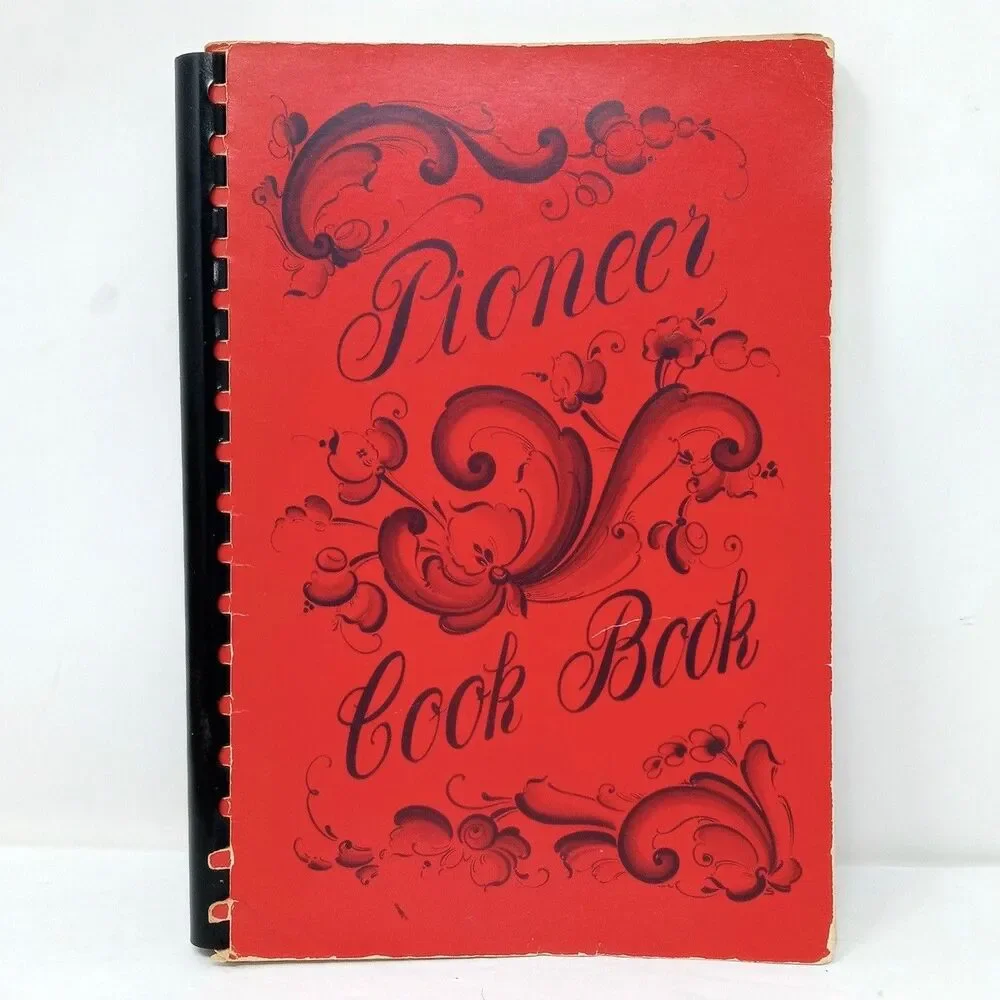 Vintage PIONEER Cook Book 1969 Decorah Iowa Norwegian American Mues spiral bound